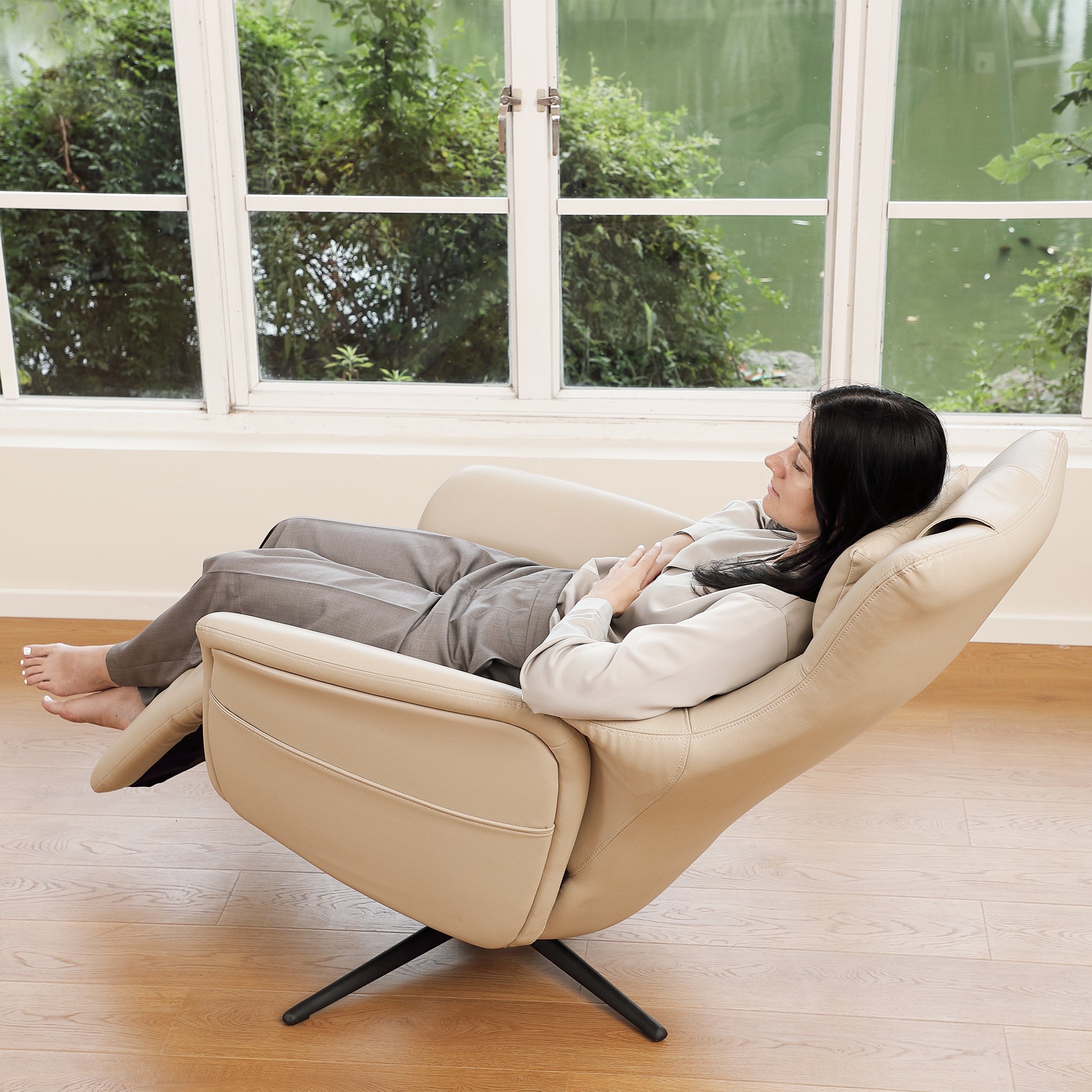 K1 Swivel Power Lift Recliner Chair With Magnetic Remote