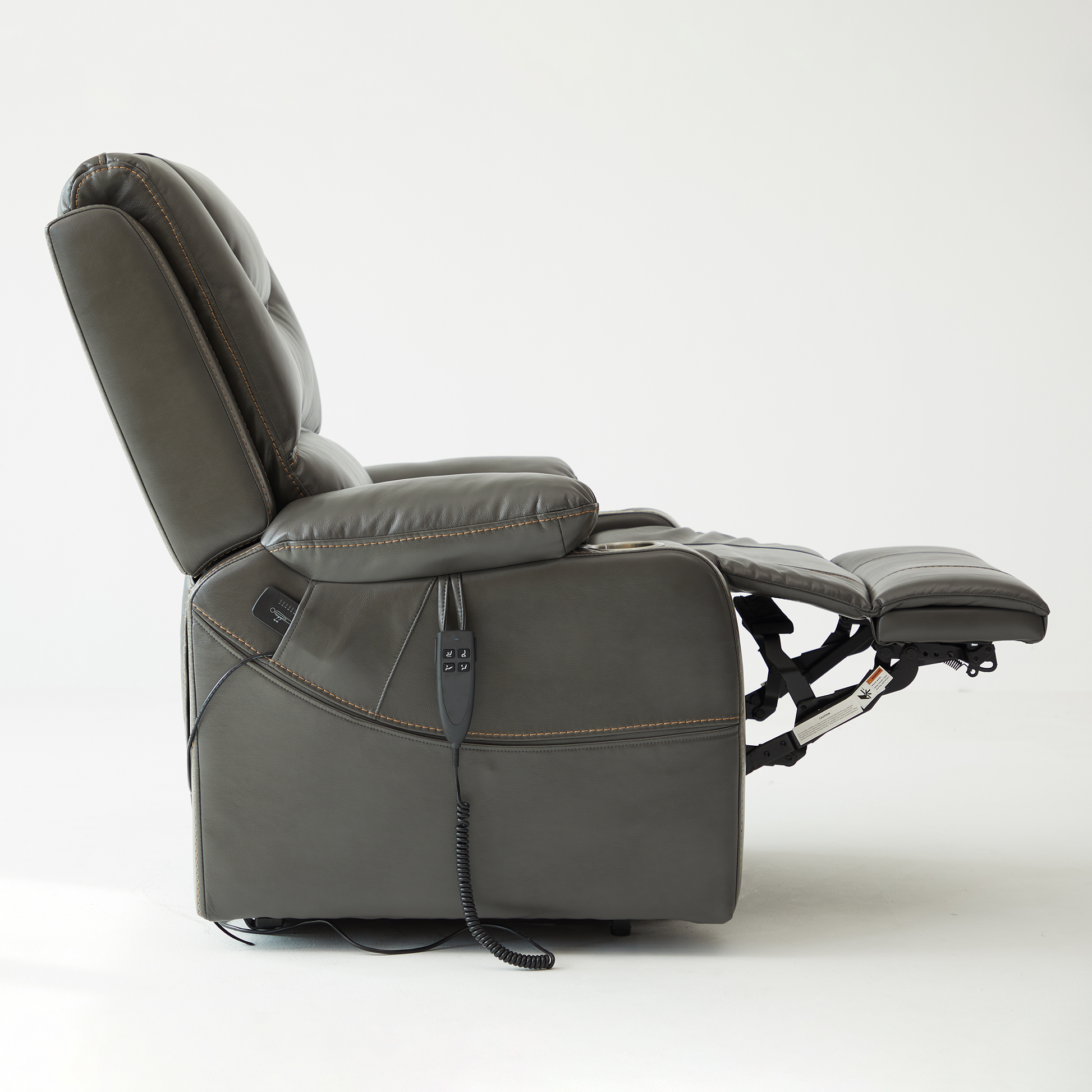 Lay Flat Power Lift Recliner With Cup Holder Heating&Massage