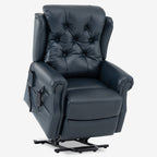 Dual Motor Real Leather Lift Chair with Infinite Position