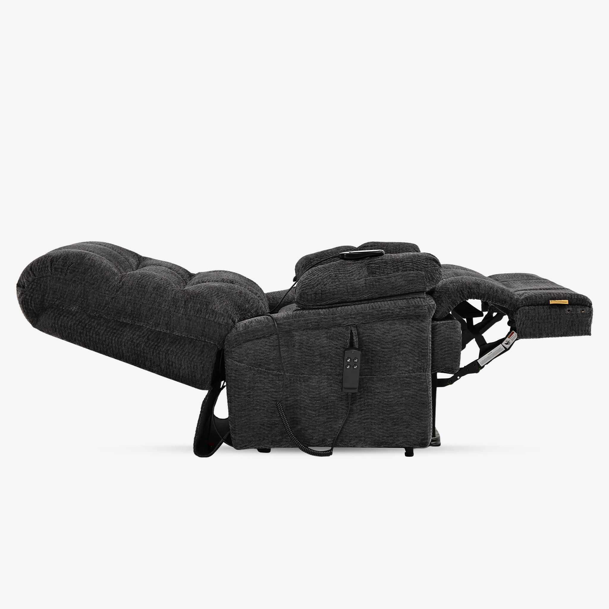 9205 EW500 Extra-Wide Big Man Power Lift Recliner - Triple Motor, 500 LBS, Heat & Massage