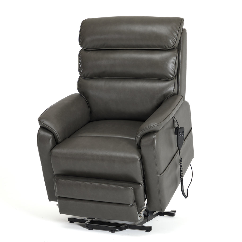 Recliner Chair For Tall People With Extended Footrest, Heat & Massage