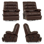 9205L Big & Tall Power Lift Recliner – Extended Footrest, Dual Motor, Heat & Massage, 400 lbs
