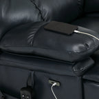 Big And Tall Leather Recliner Chair - 400 Lbs, Extended Footrest