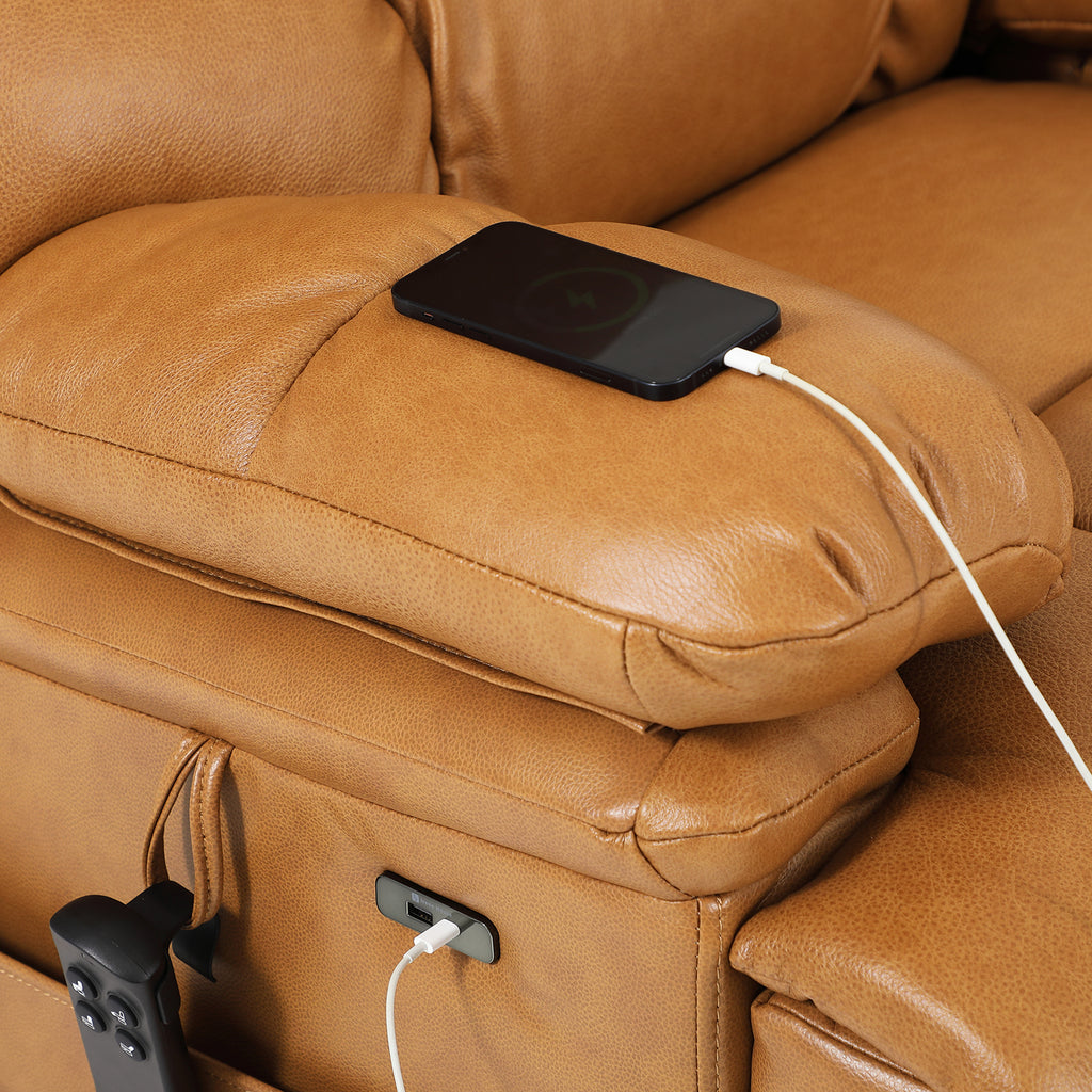 Big And Tall Recliners 400 Lbs - Extended Footrest, Heat Massage