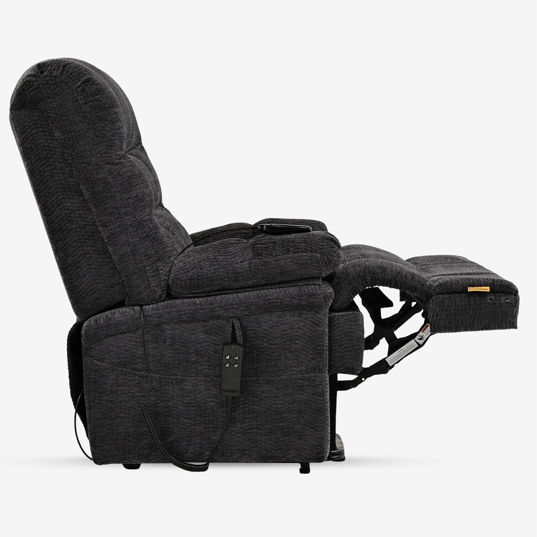 9205 EW500 Extra-Wide Big Man Power Lift Recliner - Triple Motor, 500 LBS, Heat & Massage