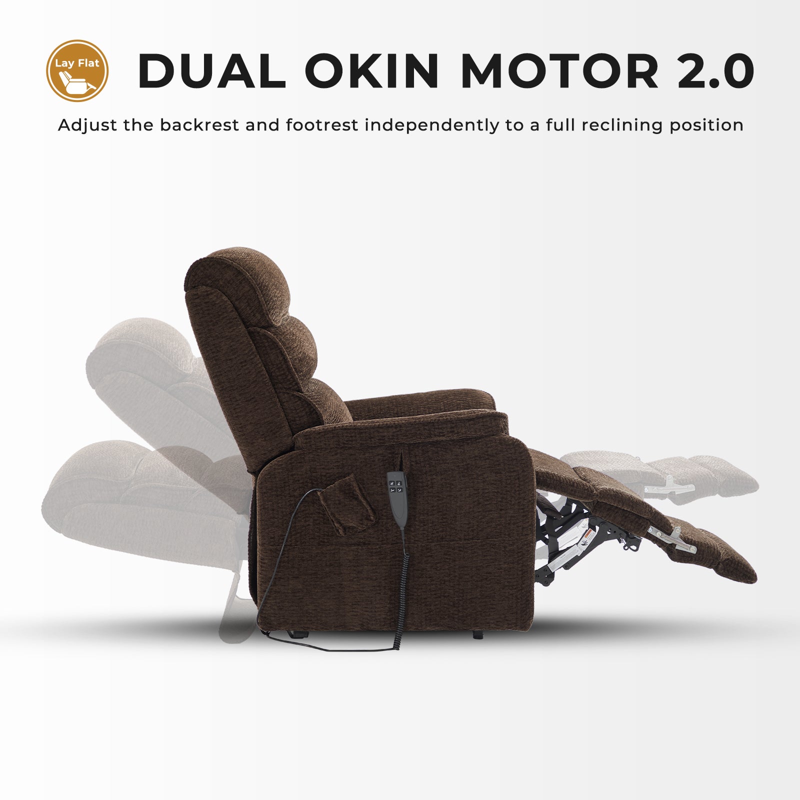 Lift Recliner For Tall Man With Extended Footrest and Heat & Massage