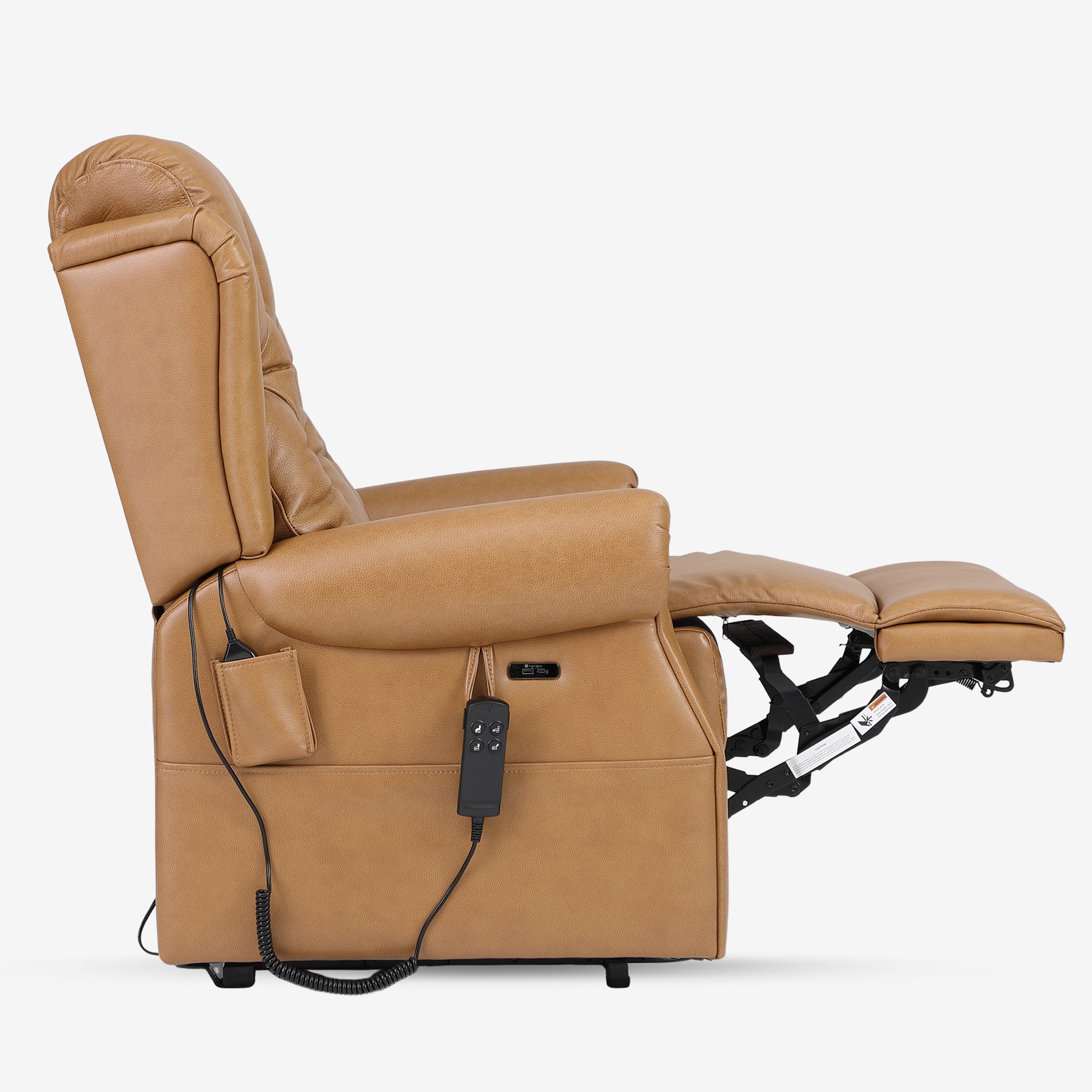 Leather Power Lift Recliner – Dual Motor & Infinite Position