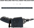 Extra Wide Heavy Duty Lift Chair Heat Massage - 500 lbs, Triple Motor