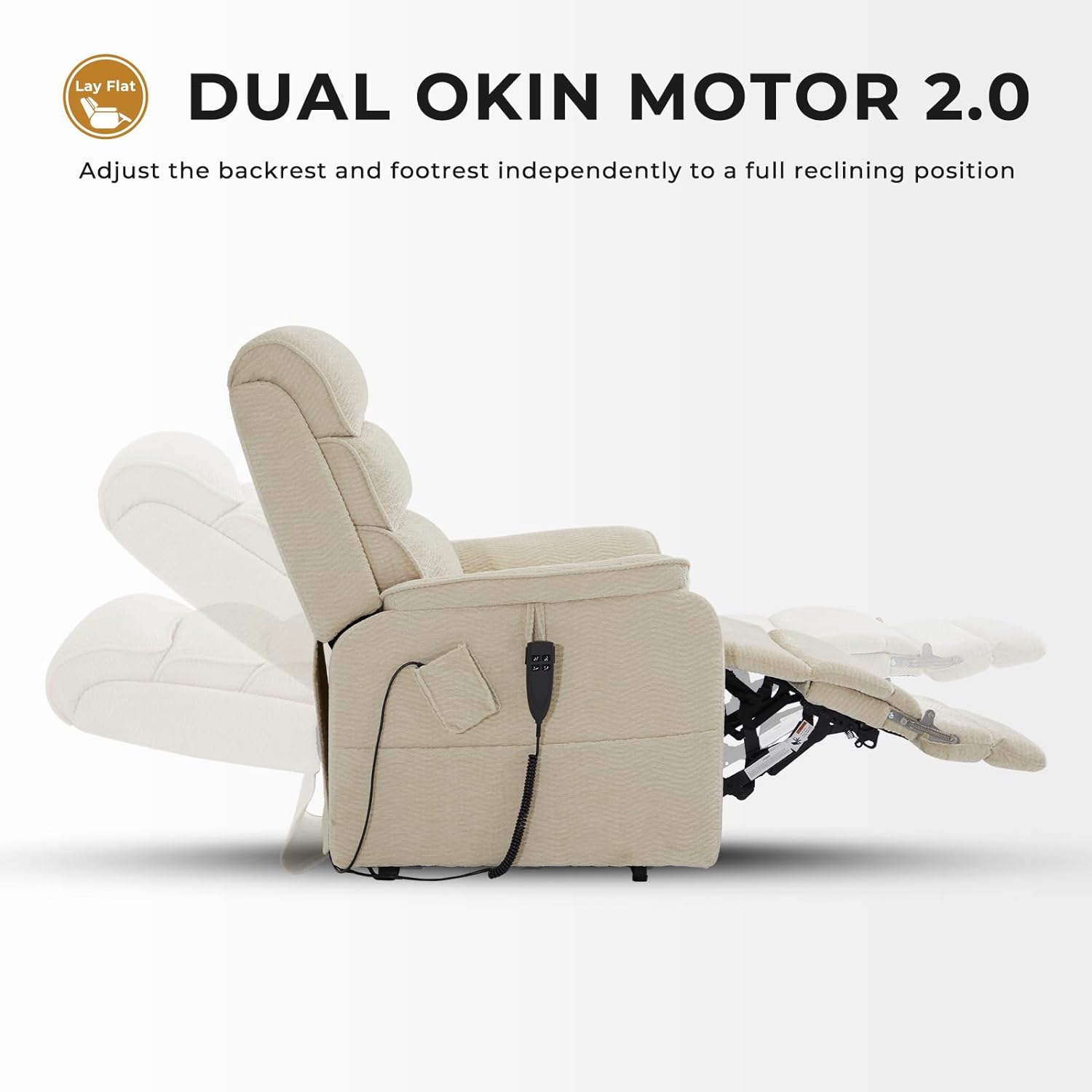 Lift Chairs For Tall Men With Extended Footrest and Heat & Massage