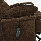 9205 EW500 Extra-Wide Big Man Power Lift Recliner - Triple Motor, 500 LBS, Heat & Massage