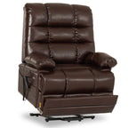 9205L Big & Tall Power Lift Recliner – Extended Footrest, Dual Motor, Heat & Massage, 400 lbs