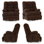 9205L Big & Tall Power Lift Recliner – Extended Footrest, Dual Motor, Heat & Massage, 400 lbs
