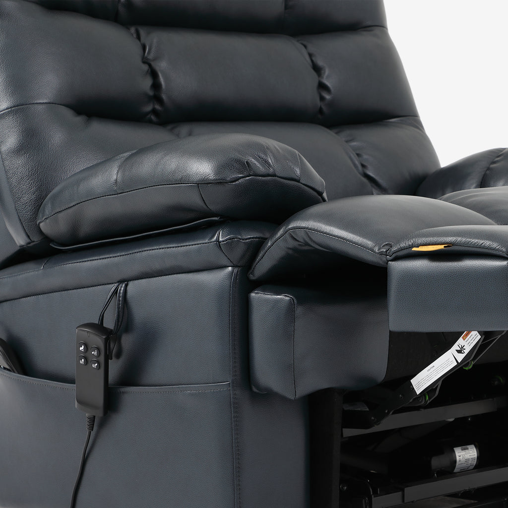 Power Lift Recliner 500 Lb Capacity - Triple Motor, Heat & Massage