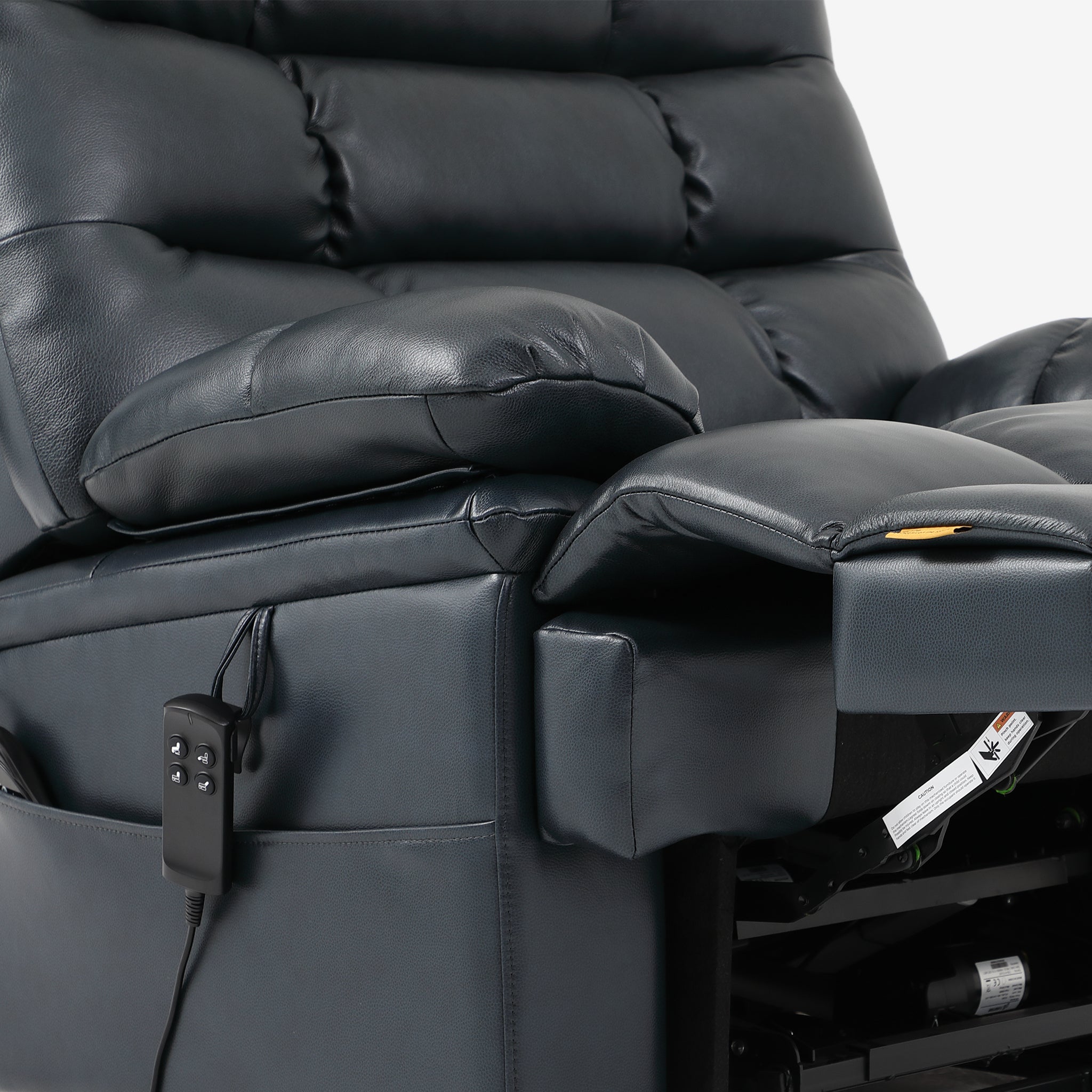 Power Lift Recliner 500 Lb Capacity - Triple Motor, Heat & Massage