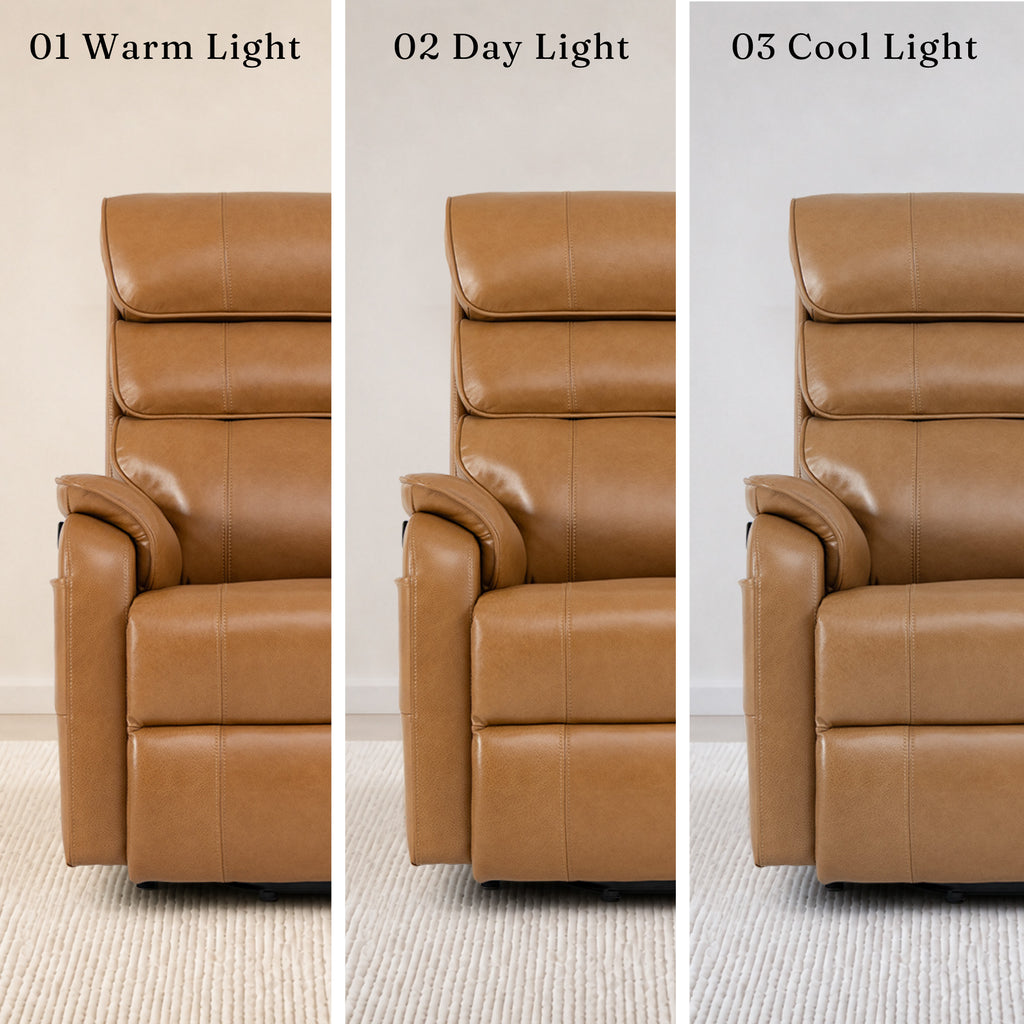 9188S Pro Small Power Lift Recliner – 300 lb, Triple Motor, All-in-One Remote, Lay Flat, Heat & Massage