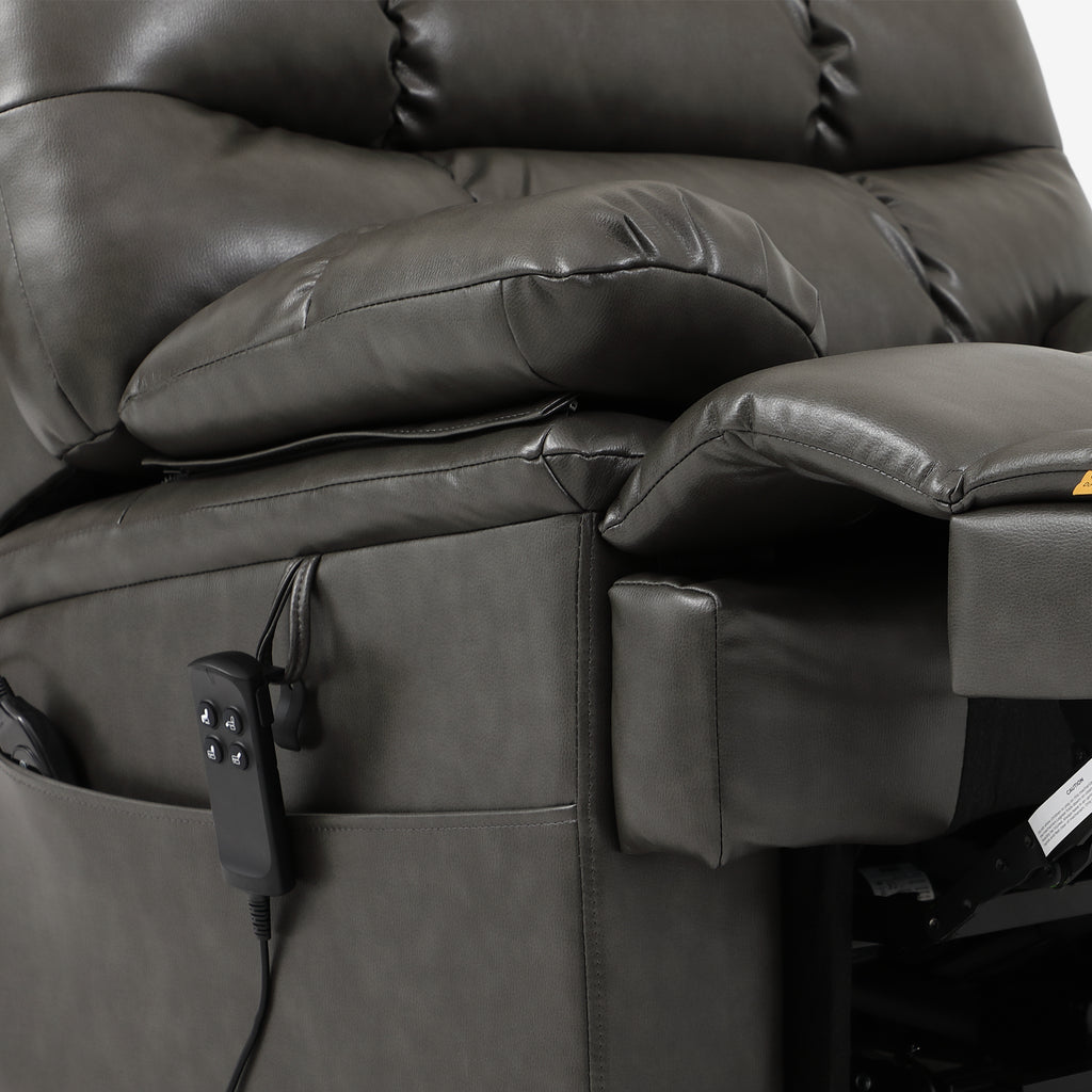 500 LB Capacity Lift Chair - Triple Motor, Extra Wide, Heat & Massage