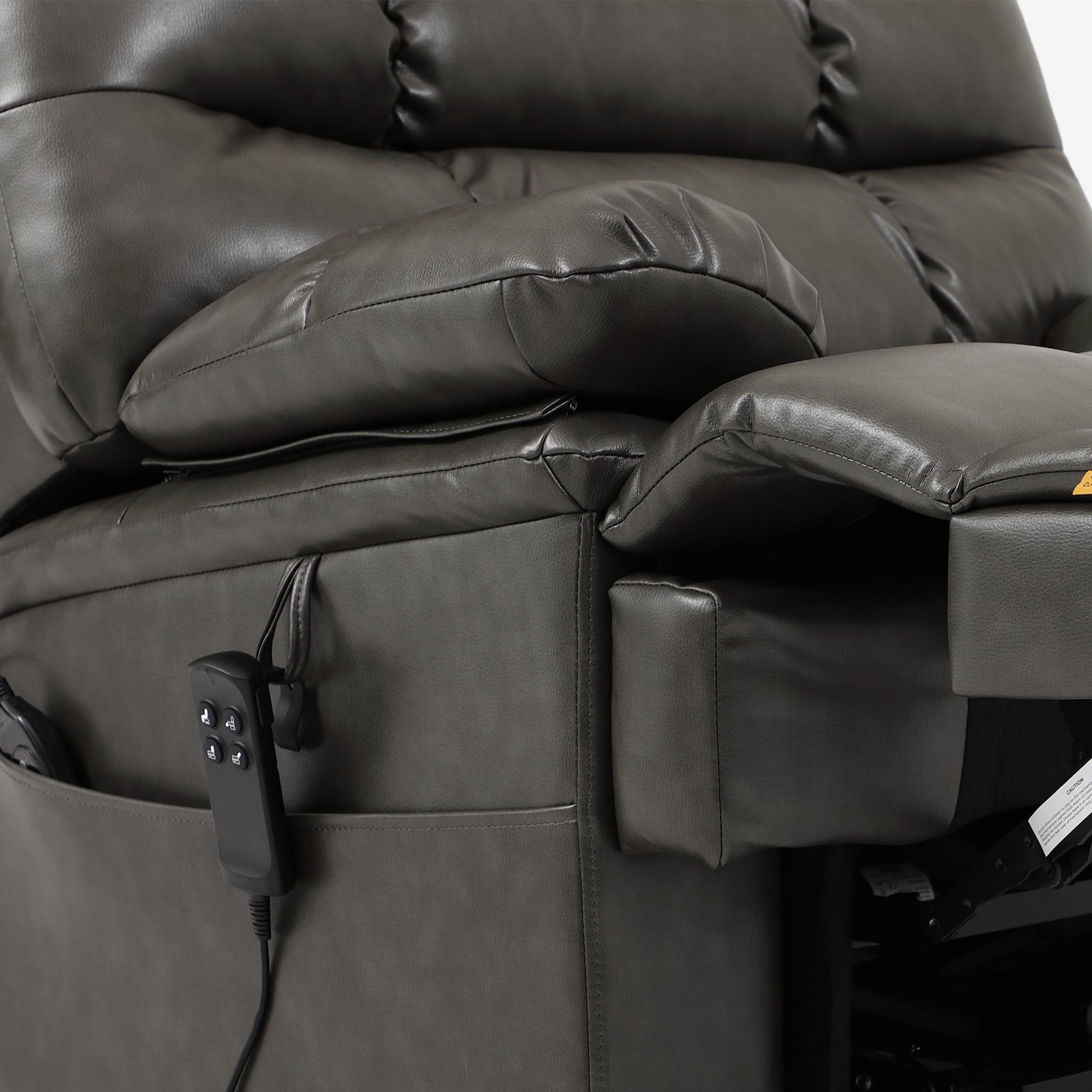 500 LB Capacity Lift Chair - Triple Motor, Extra Wide, Heat & Massage