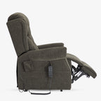 9199 Power Lift Recliner With Heat&Massage(Medium, Chenille Gray)