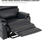 Extra Wide Heavy Duty Lift Chair Heat Massage - 500 lbs, Triple Motor