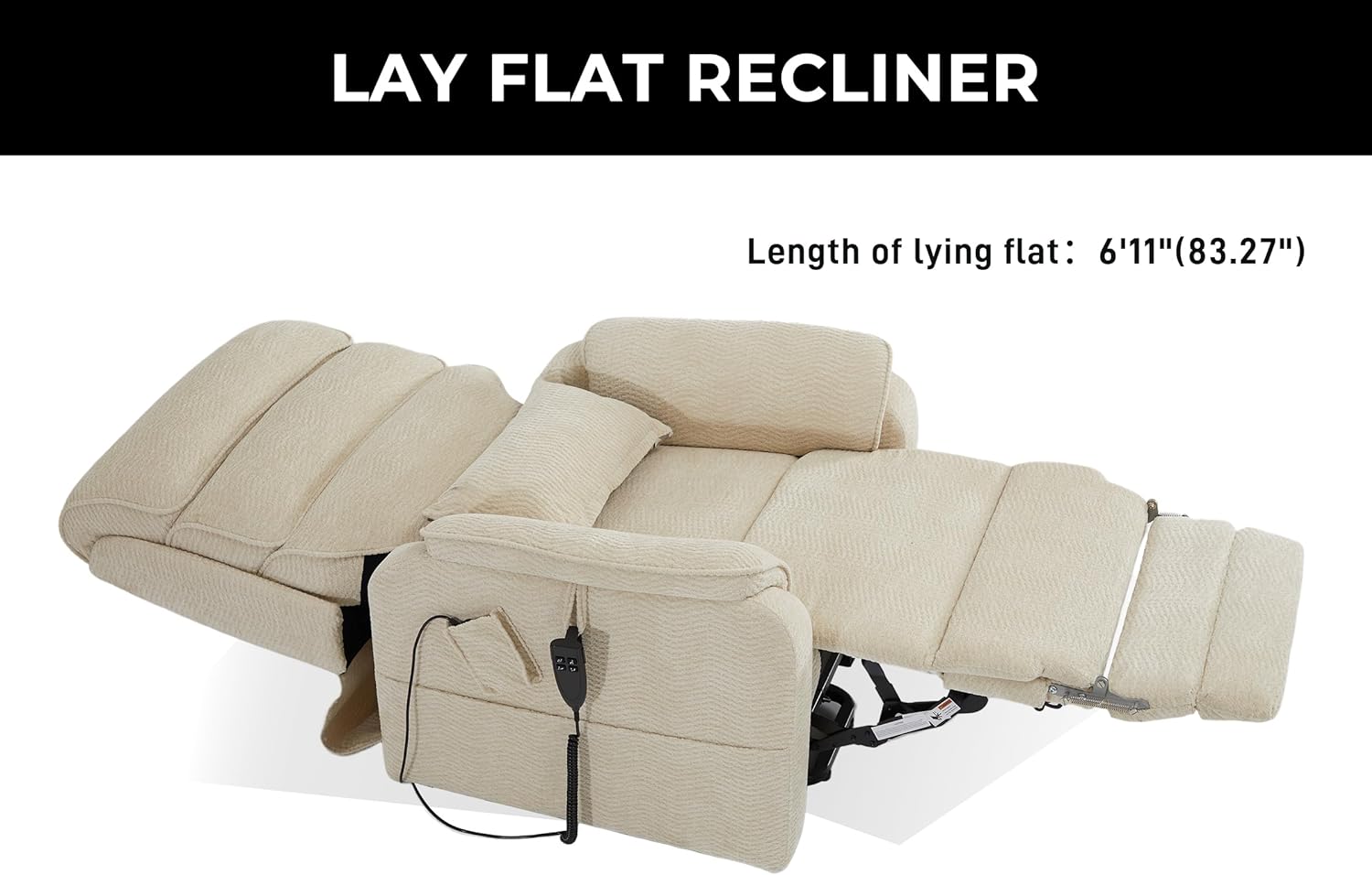 Lift Chairs For Tall Men With Extended Footrest and Heat & Massage