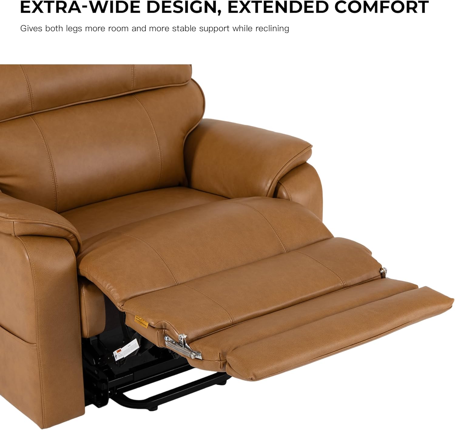 Heavy Duty Lift Chair Heat Massage - 500 lbs, Triple Motor, Extra Wide