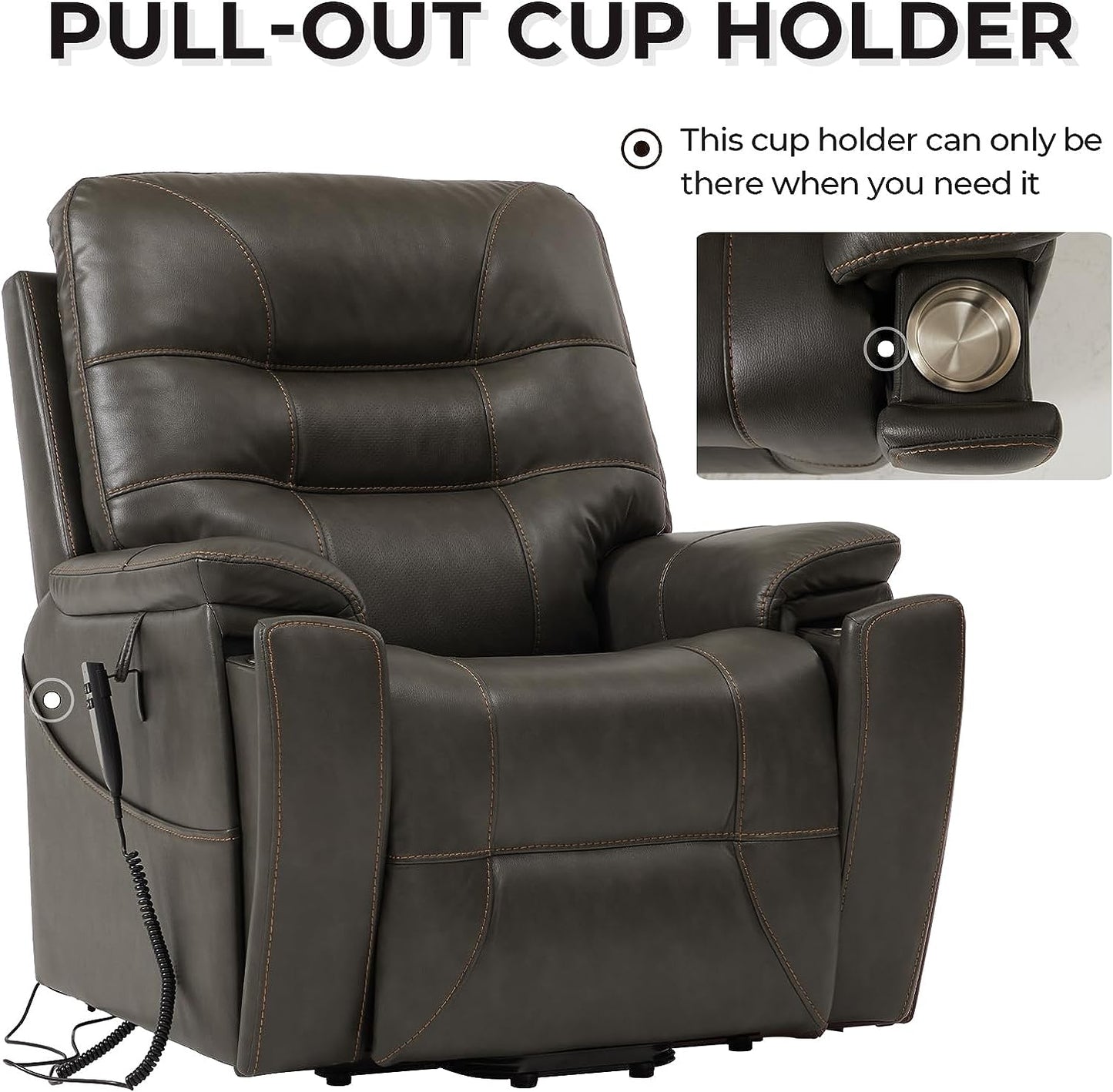 Heavy Duty Extra Wide Power Recliners -designed For Tall Man