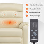 Lift Chairs For Big And Tall With Extended Footrest, Wide Seat, Lay Flat
