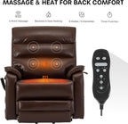 Big Man Lift Chair - Designed For Big & Tall With Extended Footrest
