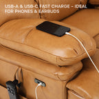 Lift Chair 500 Lb Capacity - Triple Motor, Extra Wide, Heat & Massage