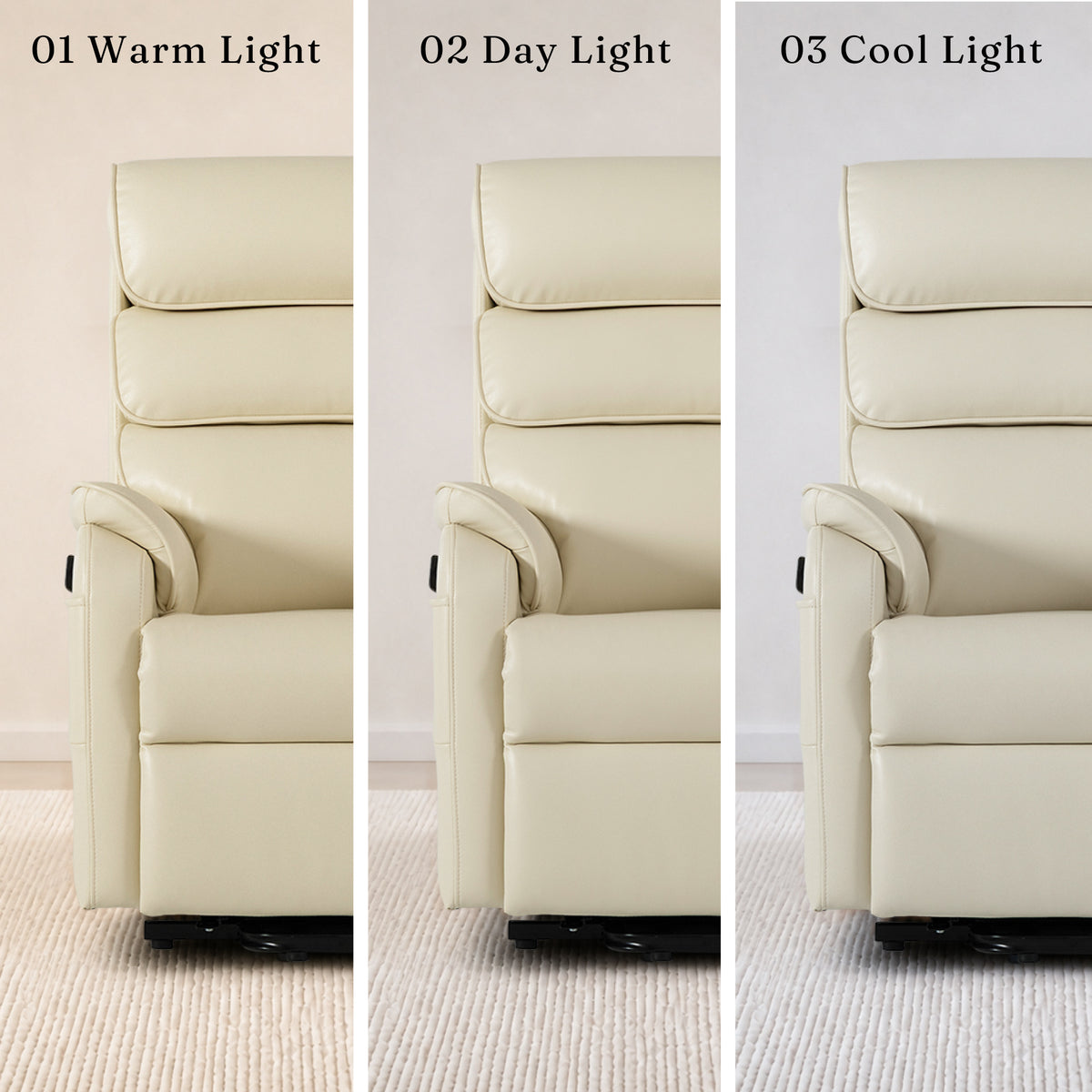 9188S Pro Small Power Lift Recliner – 300 lb, Triple Motor, All-in-One Remote, Lay Flat, Heat & Massage