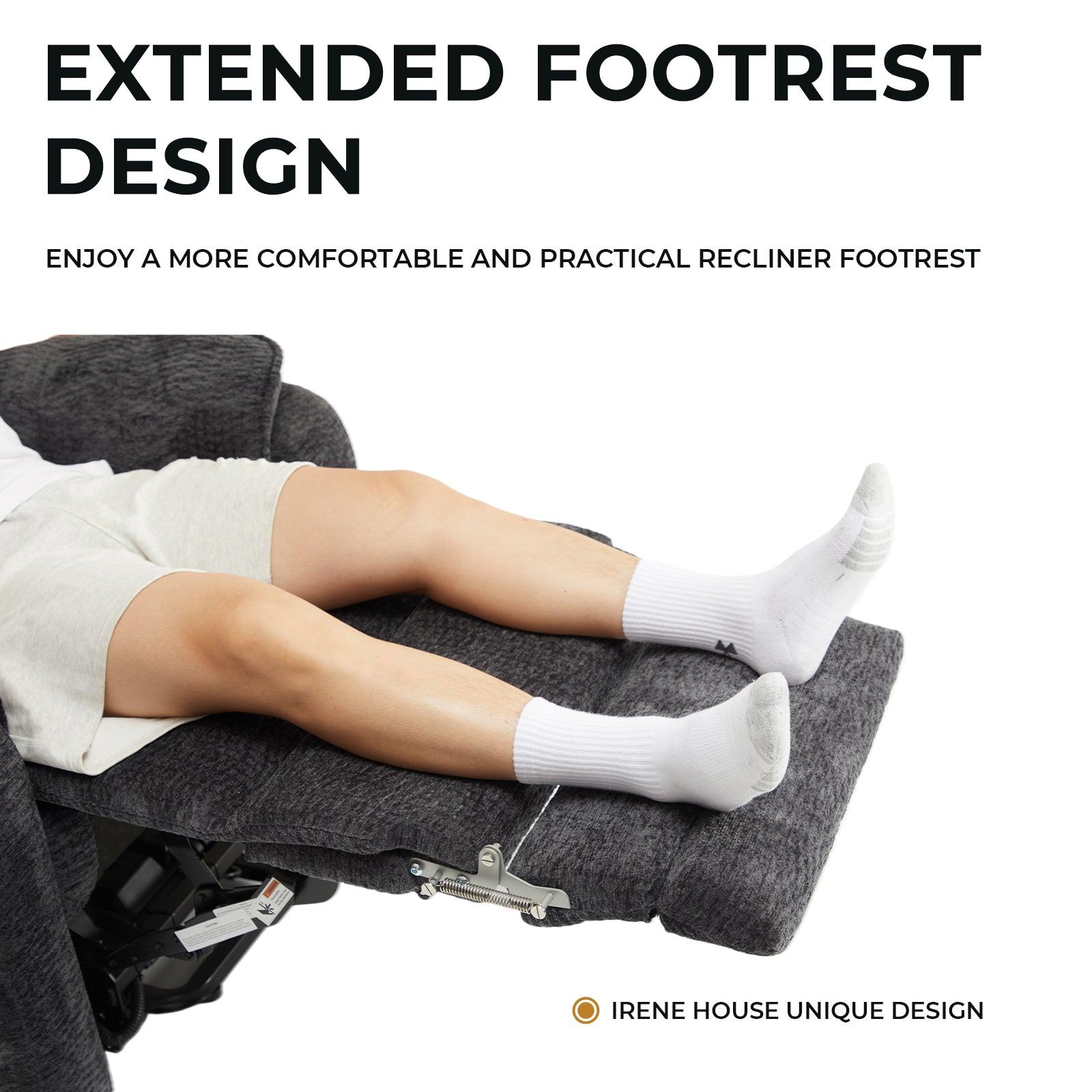 Lift Chairs For Tall People With Extended Footrest and Heat & Massage