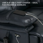 Power Lift Recliner 500 Lb Capacity - Triple Motor, Heat & Massage