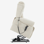 Lay Flat Lift Chair Recliner - Daul Motor, Heat & Massage