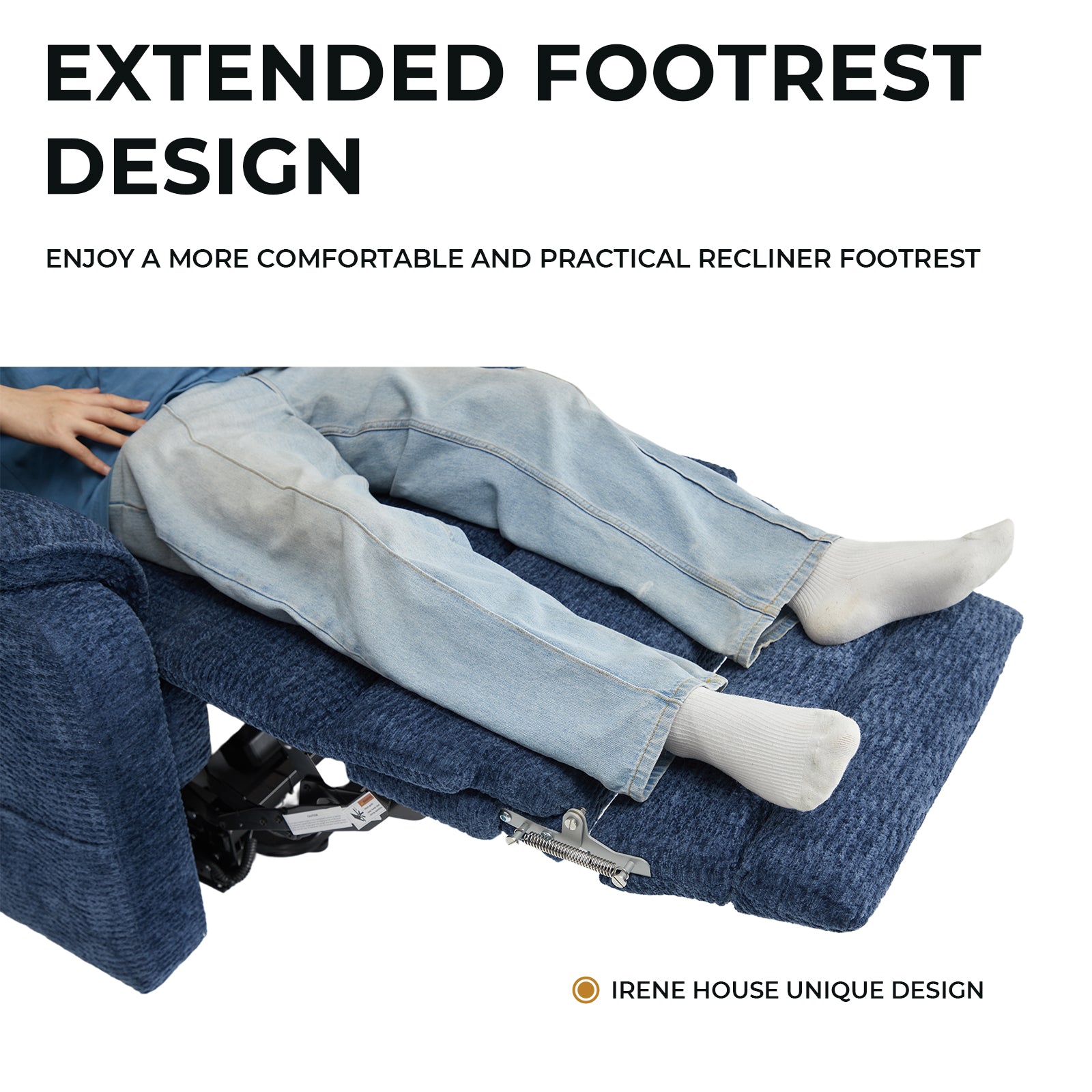 Best Power Lift Recliner For Tall Person With Extended Footrest Heat & Massage