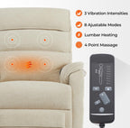 Lift Chairs For Tall Men With Extended Footrest and Heat & Massage