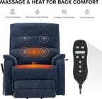 Big Tall Man Recliner - Designed For Big & Tall, 400lb, Extended Footrest