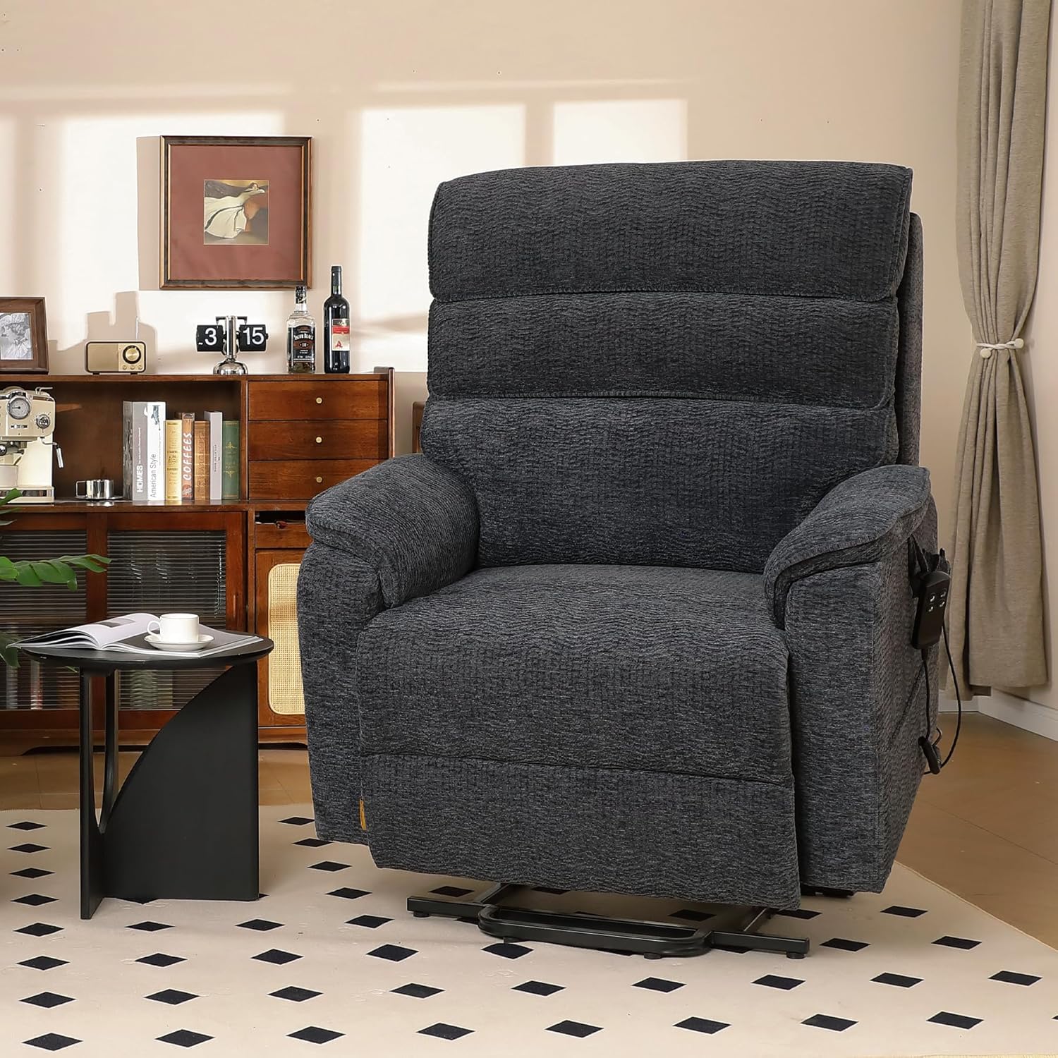 Extra Wide Power Lift Recliner 500 Lbs - Designed For Big & Tall