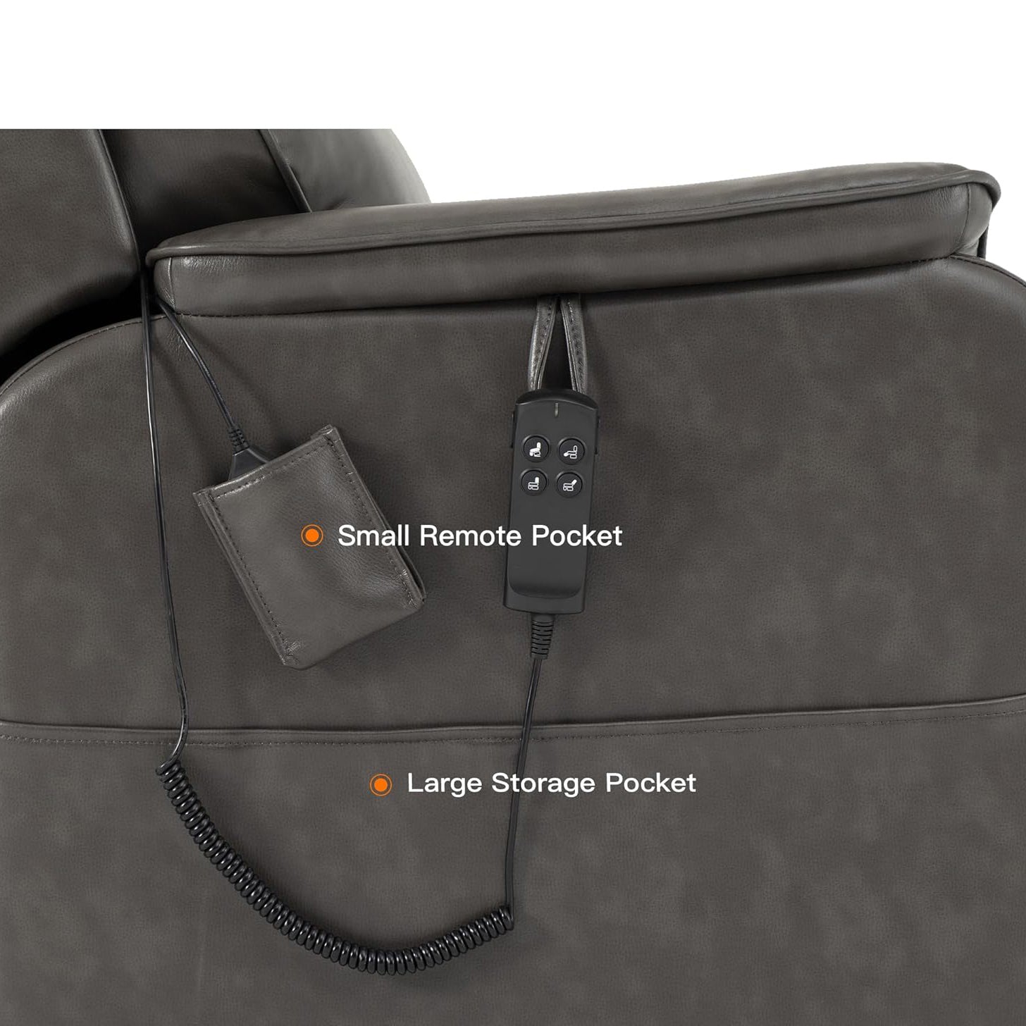 500 Lb Heavy Duty Lift Chair Triple Motor - Designed For Big & Tall