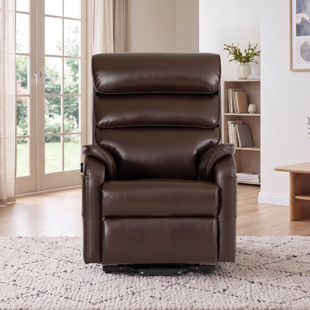 9188S Pro Small Power Lift Recliner – 300 lb, Triple Motor, All-in-One Remote, Lay Flat, Heat & Massage