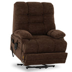 9205L Big & Tall Power Lift Recliner – Extended Footrest, Dual Motor, Heat & Massage, 400 lbs