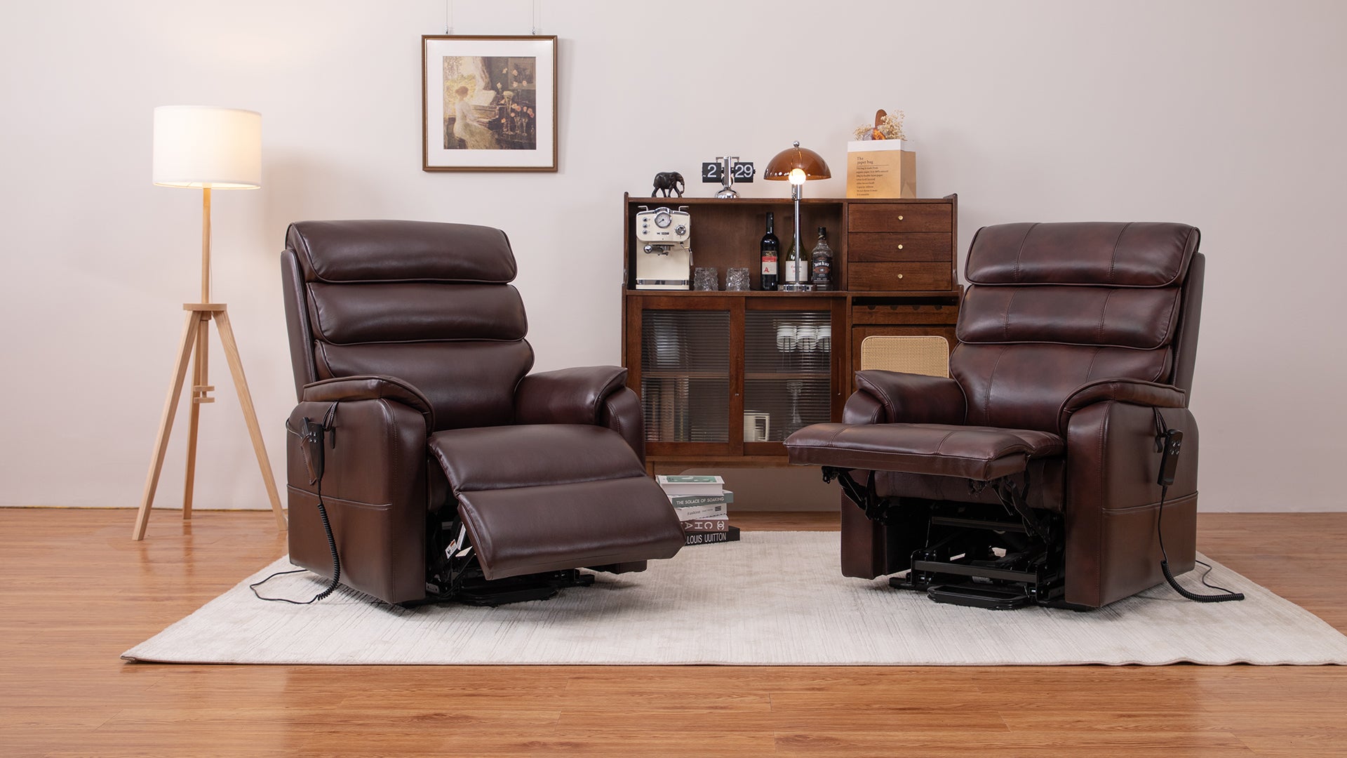 Power Lift & Recline Chair With Heat and Massage, Infinite Positon