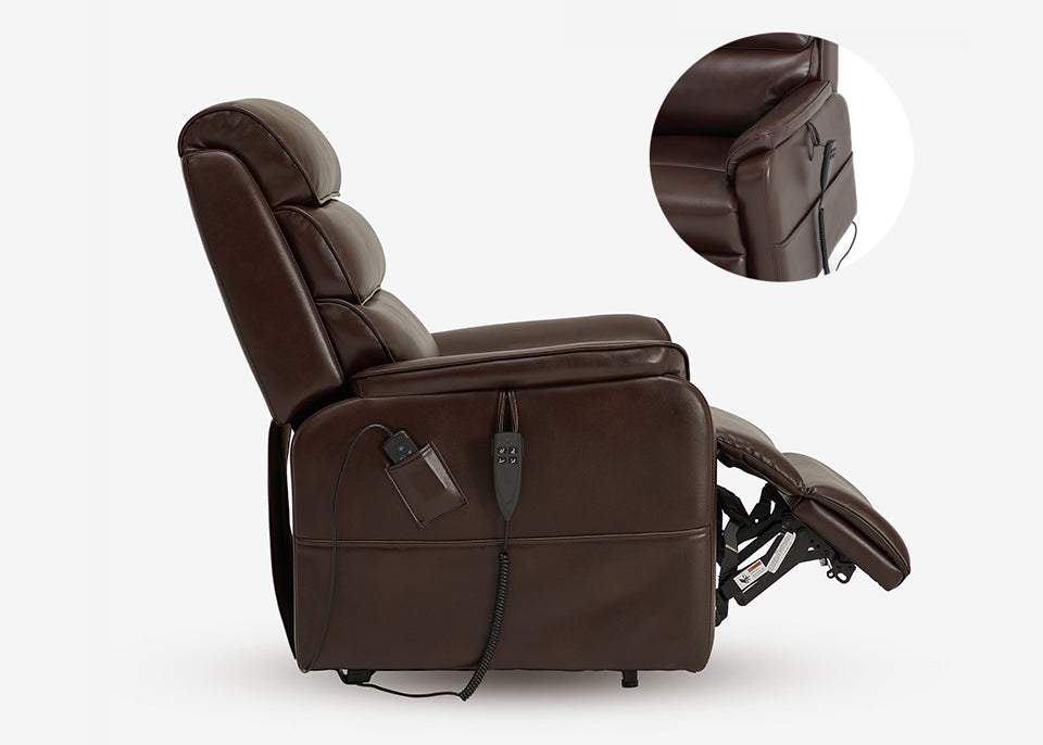 500 Lb Heavy Duty Lift Chair Heat Massage - Designed For Big