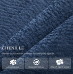 Chenille fabric used on the Irene House 9188S Pro in blue — velvet-touch woven, low maintenance, gentle on skin