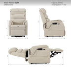 Irene House 9188S Pro dimensions — 300 lb capacity, for users 4 foot 7 to 5 foot 5, 20.67 inch seat width, 29.53 inch overall width, 42.32 inch height, 34.65 inch depth