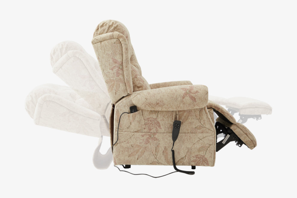 9199 Medium Power Lift Recliner - Dual Motor, Lay Flat, Heat & Massage