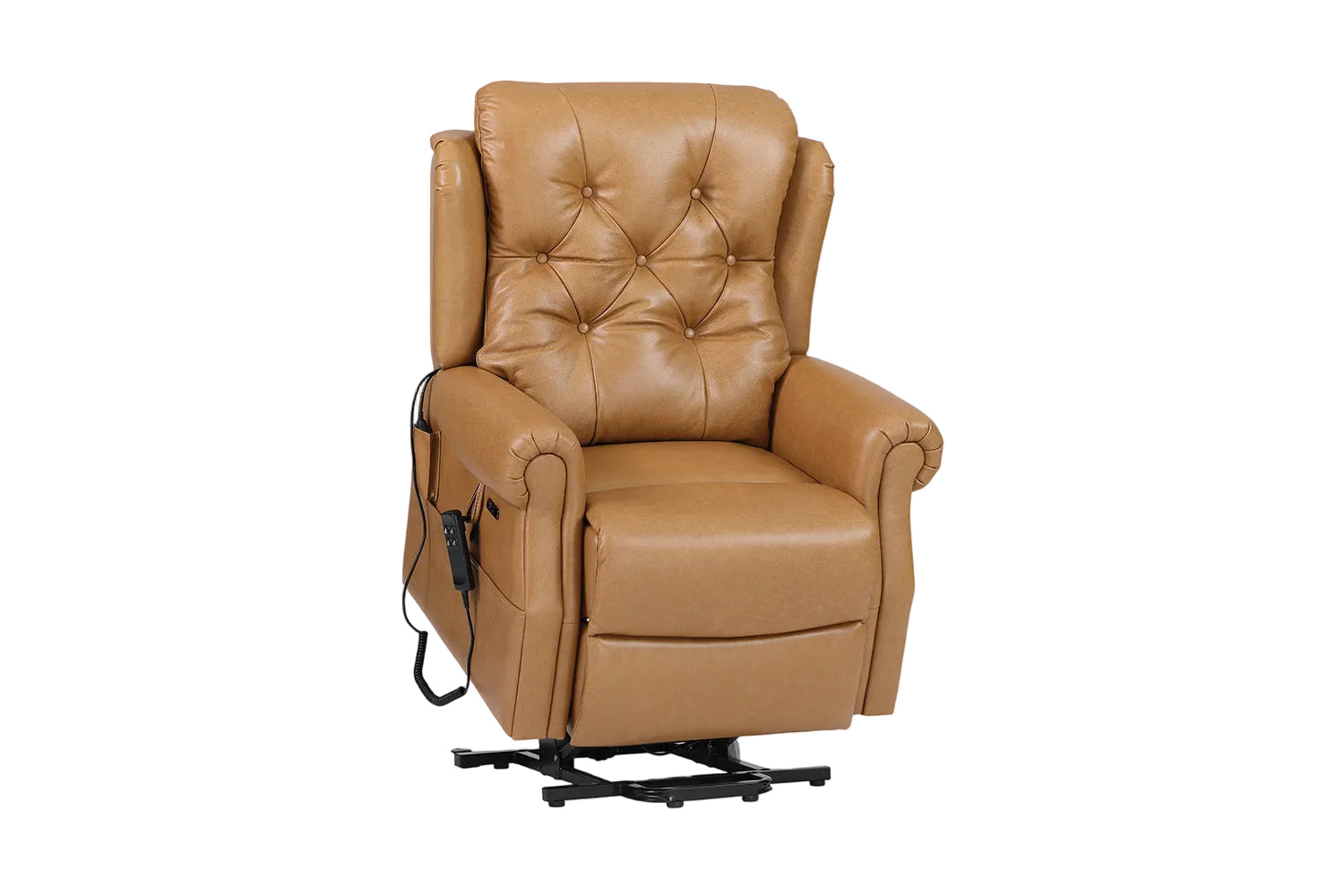 The powered lift system is engineered to assist safe sit-to-stand transitions by reducing pressure on the knees, hips, and lower back. With smooth, controlled motion and stable support, it helps improve daily mobility and minimizes the risk of strain or imbalance.