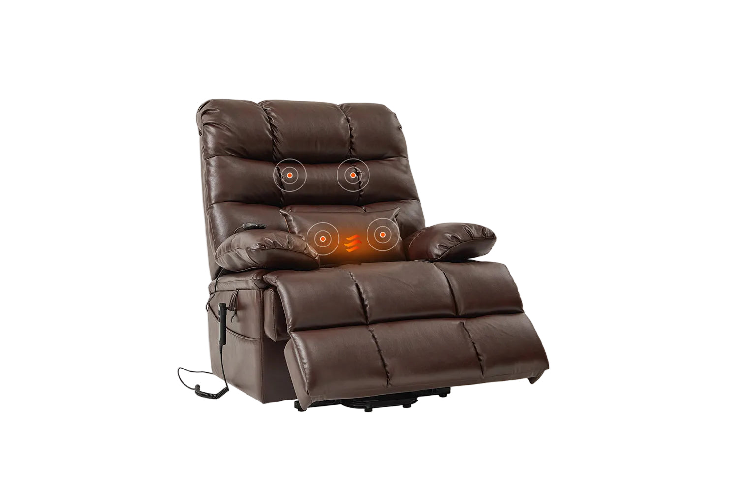 Heavy Duty Lift Chair – Dual Motor Power Recliner with Heat
