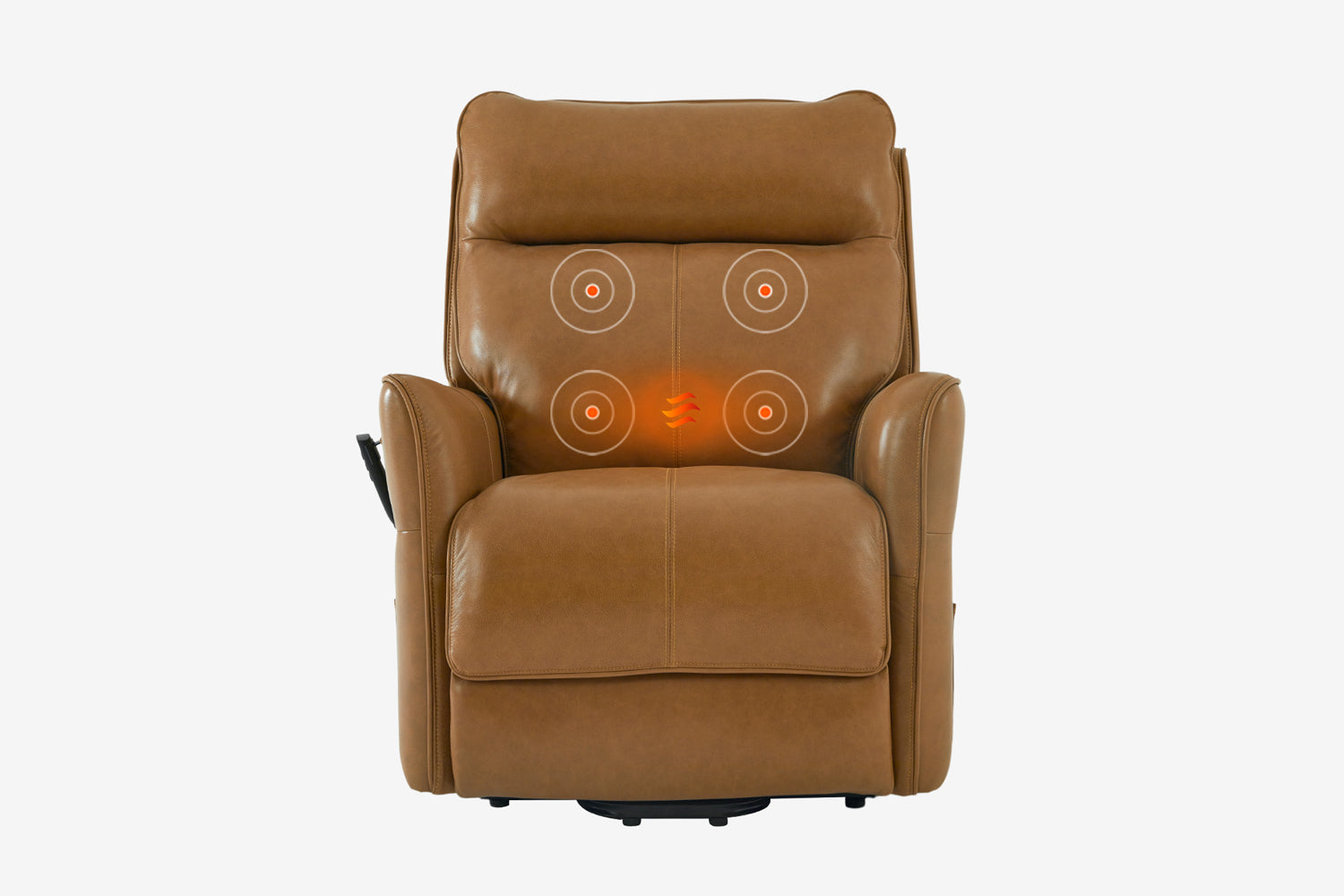 9219 Medium Top Grain Zero Gravity Power Lift Chair - Four Motor, Heat Massage