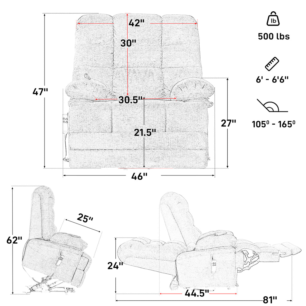 9205 EWT500 Dimensions