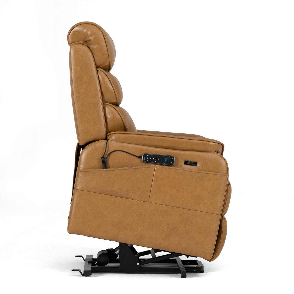 9188S Pro Small Power Lift Recliner – 300 lb, Triple Motor, All-in-One Remote, Lay Flat, Heat & Massage